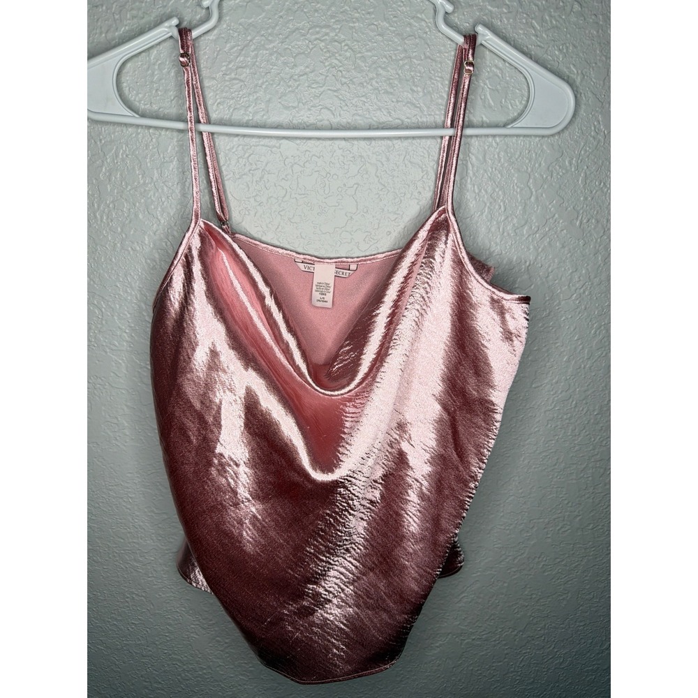 COWL NECK VICTORIA'S SECRET Camisole Women L Pink EXCELLENT